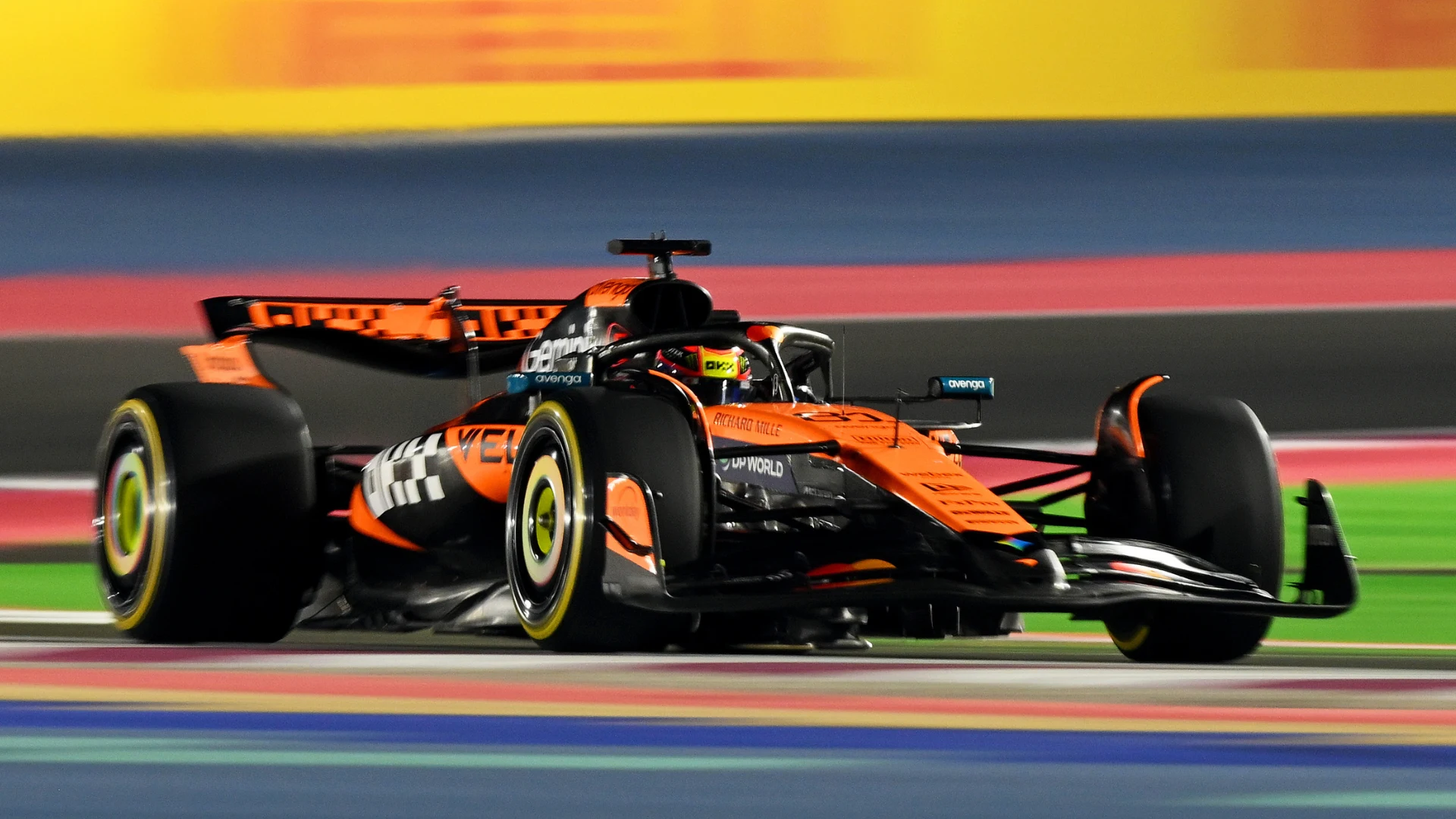 LUSAIL CITY, QATAR - NOVEMBER 28: Lewis Hamilton of Great Britain driving the (44) Scuderia Ferrari